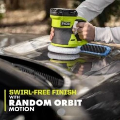 Ryobi ONE+ 18V Cordless 6 In. 2-Speed Buffer Kit With 2.0 Ah Battery And Charger 18 Ryobi ONE+ 18V Cordless 6 In. 2-Speed Buffer Kit With 2.0 Ah Battery And Charger -RYOBI TOOLS SALE ryobi polishers pcl460k1 a0 1000