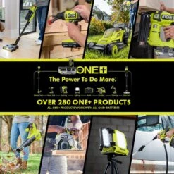 Ryobi ONE+ 18V Cordless 10 In. Variable Speed Random Orbit Buffer With 2.0 Ah Battery, 4.0 Ah Battery, And Charger -RYOBI TOOLS SALE ryobi polishers pcl465k2sb 31 1000