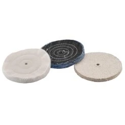 Ryobi 6 In. Buffing Wheel Set (3-Piece)