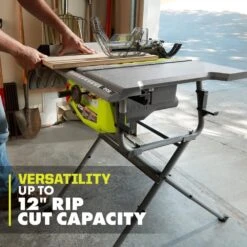 Ryobi 15 Amp 10 In. Compact Portable Corded Jobsite Table Saw With Folding Stand -RYOBI TOOLS SALE ryobi portable table saws rts12 1d 1000