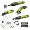 Ryobi USB Lithium 4-Tool Hobby Combo Kit With Cutter, Rotary Tool, Carver, Glue Pen, Batteries, And USB Charging Cable
