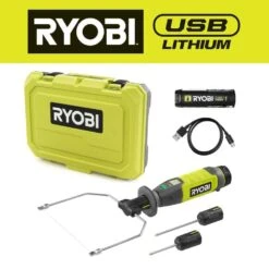 Ryobi USB Lithium Hot Wire Foam Cutter Kit With 2.0 Ah Lithium-ion Rechargeable Battery