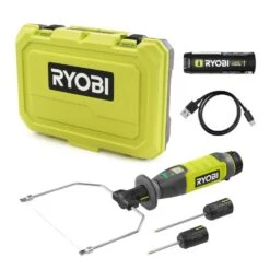 Ryobi USB Lithium Hot Wire Foam Cutter Kit With 2.0 Ah Lithium-ion Rechargeable Battery -RYOBI TOOLS SALE ryobi power cutting tools fvh64k d4 1000