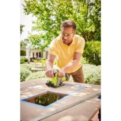 Ryobi ONE+ 18V Cordless 3-3/8 In. Multi-Material Plunge Saw (Tool Only) -RYOBI TOOLS SALE ryobi power cutting tools p555 c3 1000