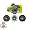 Ryobi ONE+ HP 18V Brushless Cordless Compact Cut-Off Tool (Tool Only) With Extra 3 In. Cut-Off Wheels (3-Pack)