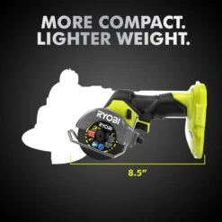 Ryobi ONE+ HP 18V Brushless Cordless Compact Cut-Off Tool With 2.0 Ah Lithium-Ion Battery -RYOBI TOOLS SALE ryobi power cutting tools psbcs02b pbp006 1f 1000