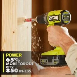 Ryobi ONE+ HP 18V Brushless Cordless 1/2 In. Drill/Driver Kit With 4.0 Ah Battery, Charger, And Bag -RYOBI TOOLS SALE ryobi power drills pbldd02k1 1d 1000