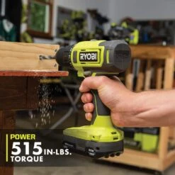 Ryobi ONE+ 18V Cordless 1/2 In. Drill/Driver Kit With 1.5 Ah Battery, Charger, And Titanium Drill Bit Set (22-Piece) -RYOBI TOOLS SALE ryobi power drills pcl206k1 a972202 a0 1000