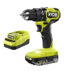 Ryobi ONE+ HP 18V Brushless Cordless Compact Drill/Driver Kit With 18V 2.0 Ah HIGH PERFORMANCE Battery And Charger