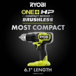 Ryobi ONE+ HP 18V Brushless Cordless Compact Drill/Driver Kit With 18V 2.0 Ah HIGH PERFORMANCE Battery And Charger -RYOBI TOOLS SALE ryobi power drills psbdd02k a0 1000