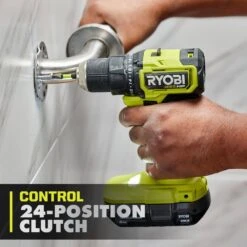 Ryobi ONE+ HP 18V Brushless Cordless Compact 1/2in. Drill/Driver Kit With (2) 1.5 Ah Batteries And Charger -RYOBI TOOLS SALE ryobi power drills psbdd02k2 1f 1000