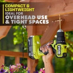 Ryobi ONE+ HP 18V Brushless Cordless Compact 1/2in. Drill/Driver Kit With (2) 1.5 Ah Batteries And Charger -RYOBI TOOLS SALE ryobi power drills psbdd02k2 66 1000