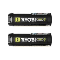 Ryobi USB Lithium 3.0 Ah Lithium-Ion Rechargeable Battery (2-Pack)