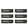 Ryobi USB Lithium 2.0 Ah Lithium Rechargeable Batteries (6-Pack)