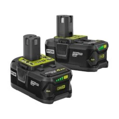 Ryobi ONE+ 18V 4.0 Ah Lithium-Ion Battery (2-Pack)