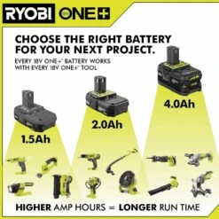 Ryobi ONE+ 18V 4.0 Ah Lithium-Ion Battery (2-Pack) -RYOBI TOOLS SALE ryobi power tool batteries p145 c3 1000