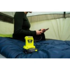 Ryobi ONE+ 18V Cordless Portable Power Source Starter Kit With 1.5 Ah Battery And Charger -RYOBI TOOLS SALE ryobi power tool batteries p743gcsb 1d 1000
