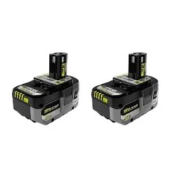 Ryobi ONE+ 18V 4.0 Ah Lithium-Ion HIGH PERFORMANCE Battery (2-Pack)