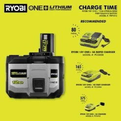 Ryobi ONE+ 18V 12.0 Ah Lithium-Ion HIGH PERFORMANCE Battery -RYOBI TOOLS SALE ryobi power tool batteries pbp1012 44 1000