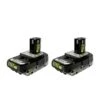 Ryobi ONE+ 18V HIGH PERFORMANCE Lithium-Ion 2.0 Ah Compact Battery (2-Pack)