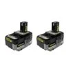 Ryobi ONE+ 18V HIGH PERFORMANCE Lithium-Ion 4.0 Ah Battery (2-Pack)