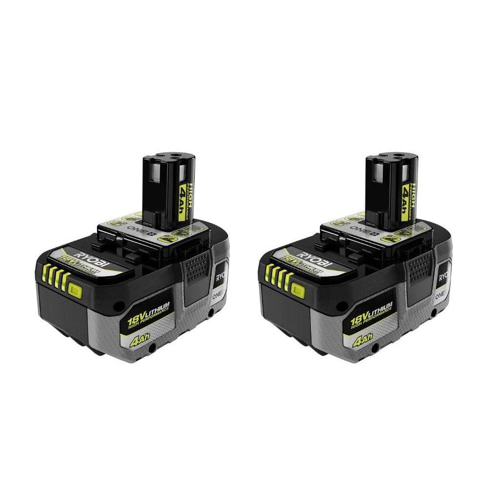 Ryobi ONE+ 18V HIGH PERFORMANCE Lithium-Ion 4.0 Ah Battery (2-Pack) 1 Ryobi ONE+ 18V HIGH PERFORMANCE Lithium-Ion 4.0 Ah Battery (2-Pack)