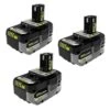 Ryobi ONE+ HP 18V HIGH PERFORMANCE Lithium-Ion 6.0 Ah Battery (2-Pack) W/ ONE+ 18V 4.0 Ah Lithium-Ion HIGH PERFORMANCE Battery