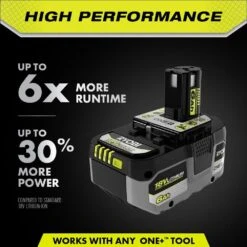 Ryobi ONE+ HP 18V HIGH PERFORMANCE Lithium-Ion 6.0 Ah Battery (2-Pack) W/ ONE+ 18V 4.0 Ah Lithium-Ion HIGH PERFORMANCE Battery -RYOBI TOOLS SALE ryobi power tool batteries pbp2007 pbp004 a0 1000