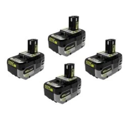 Ryobi ONE+ 18V 6.0 Ah HIGH PERFORMANCE Battery (4-Pack)