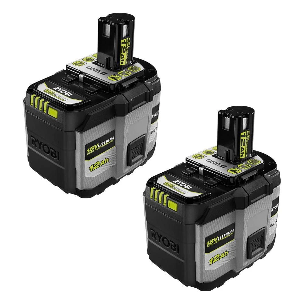 Ryobi ONE+ HP 18V 12.0 Ah Lithium Battery (2-Pack) 1 Ryobi ONE+ HP 18V 12.0 Ah Lithium Battery (2-Pack)