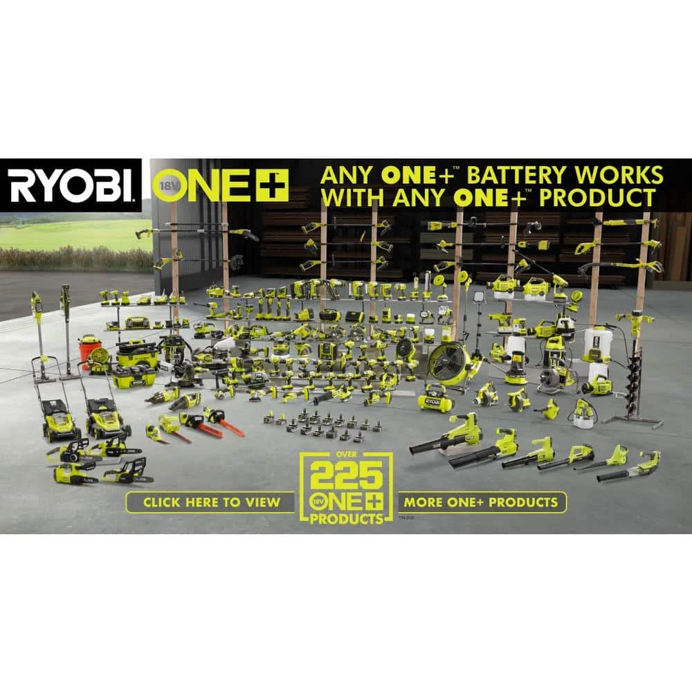Ryobi ONE+ 18V Lithium-Ion 2.0 Ah Compact Battery And Charger Starter Kit 7 Ryobi ONE+ 18V Lithium-Ion 2.0 Ah Compact Battery And Charger Starter Kit - Image 7