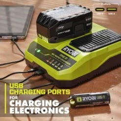 Ryobi ONE+ 18V 12.0 Ah HIGH PERFORMANCE Starter Kit With ONE+ 8A Rapid Charger -RYOBI TOOLS SALE ryobi power tool batteries psk0112 fa 1000