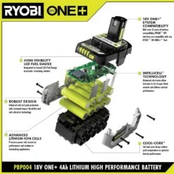 Ryobi ONE+ 18V HIGH PERFORMANCE Starter Kit With 4.0 Ah Battery And Charger With 4.0 Ah HIGH PERFORMANCE Battery -RYOBI TOOLS SALE ryobi power tool batteries psk014 pbp004 40 1000