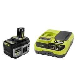 Ryobi ONE+ HP 18V 8.0 Ah Lithium-Ion HIGH PERFORMANCE Battery And Rapid Charger Starter Kit