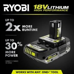 Ryobi ONE+ 18V Lithium-Ion HIGH PERFORMANCE Starter Kit With 2.0 Ah Battery, (2) 4.0 Ah Batteries, And Charger -RYOBI TOOLS SALE ryobi power tool batteries psk108sb 1d 1000