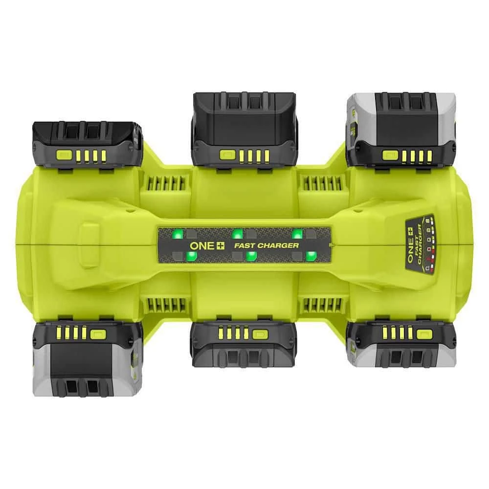 Ryobi ONE+ 18V 6-Port Fast Charger 8 Ryobi ONE+ 18V 6-Port Fast Charger - Image 8