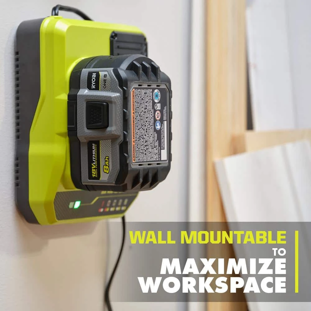 Ryobi ONE+ 18V 8A Rapid Charger 6 Ryobi ONE+ 18V 8A Rapid Charger - Image 6