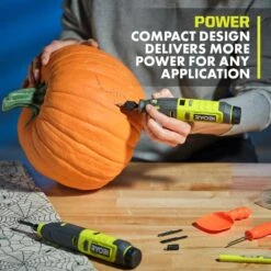 Ryobi USB LITHIUM 2-Tool Combo Kit With Pumpkin Carving Tools -RYOBI TOOLS SALE ryobi power tool combo kits fvh101k2sb 1d 1000