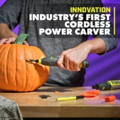 Ryobi USB LITHIUM 2-Tool Combo Kit With Pumpkin Carving Tools -RYOBI TOOLS SALE ryobi power tool combo kits fvh101k2sb 66 1000