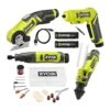 Ryobi USB Lithium 4-Tool Combo Kit With Screwdriver, Glue Pen, Rotary Tool, Power Cutter, (2) Batteries, And Charger