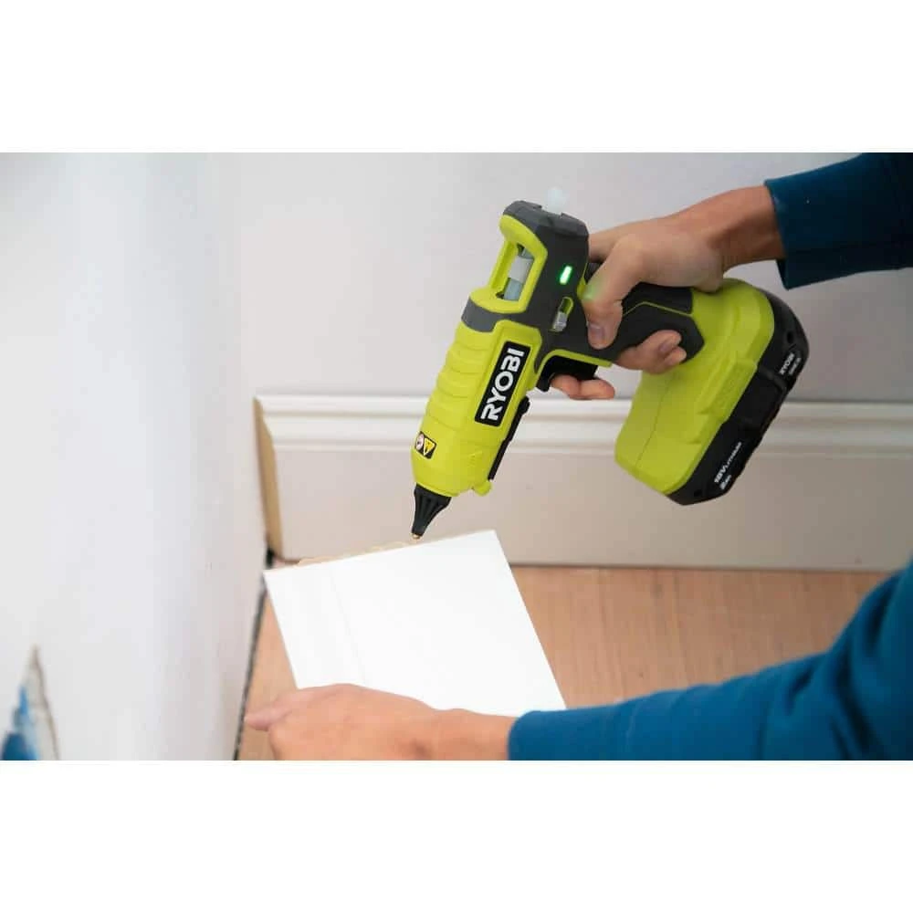 Ryobi ONE+ 18V Cordless 2-Tool Combo Kit With Dual Temperature Glue Gun And Compact Glue Gun (Tools Only) 7 Ryobi ONE+ 18V Cordless 2-Tool Combo Kit With Dual Temperature Glue Gun And Compact Glue Gun (Tools Only) - Image 7