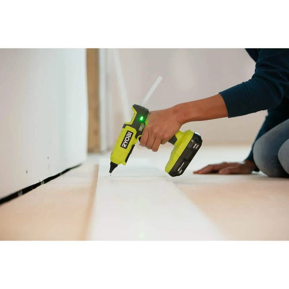 Ryobi ONE+ 18V Cordless 2-Tool Combo Kit With Dual Temperature Glue Gun And Compact Glue Gun (Tools Only) 8 Ryobi ONE+ 18V Cordless 2-Tool Combo Kit With Dual Temperature Glue Gun And Compact Glue Gun (Tools Only) - Image 8