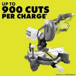 Ryobi ONE+ 18V Cordless 2-Tool Combo Kit With 7-1/4 In. Compound Miter Saw And AirStrike 18-Gauge Brad Nailer (Tools Only) -RYOBI TOOLS SALE ryobi power tool combo kits p553 p321 40 1000