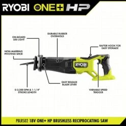 Ryobi ONE+ 18V Cordless 6-Tool Combo Kit With (2) Batteries, Charger, Accessories, And Tool Bag -RYOBI TOOLS SALE ryobi power tool combo kits pblck116k2 66 1000
