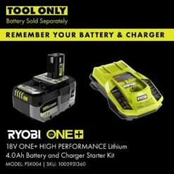 Ryobi ONE+ 18V Cordless 2-Tool Combo Kit With 7-1/4 In. Sliding Compound Miter Saw And AirStrike Brad Nailer (Tools Only) -RYOBI TOOLS SALE ryobi power tool combo kits pbt01b p321 44 1000