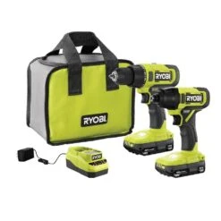 Ryobi ONE+ 18V Cordless 2-Tool Combo Kit With Drill/Driver, Impact Driver, (2) 1.5 Ah Batteries, And Charger