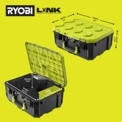 Ryobi ONE+ 18V Cordless 2-Tool Combo Kit W/ Drill/Driver, Impact Driver, (2) 1.5 Ah Batteries, Charger & LINK Medium Tool Box -RYOBI TOOLS SALE ryobi power tool combo kits pcl1200k2 stm102 66 1000