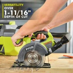 Ryobi ONE+ 18V Cordless 2-Tool Combo Kit With Drill/Driver, Circular Saw, (2) 1.5 Ah Batteries, And Charger -RYOBI TOOLS SALE ryobi power tool combo kits pcl1201k2 66 1000
