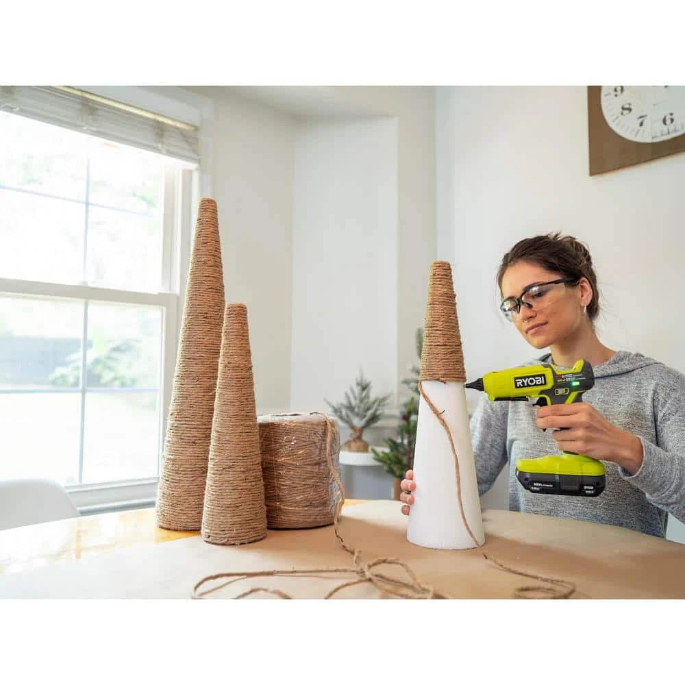 Ryobi ONE+ 18V Cordless 2- Tool Combo Kit With Rotary Tool Station, Dual Temperature Glue Gun, 2.0 Ah Battery And Charger 8 Ryobi ONE+ 18V Cordless 2- Tool Combo Kit With Rotary Tool Station, Dual Temperature Glue Gun, 2.0 Ah Battery And Charger - Image 8