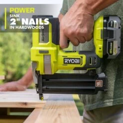 Ryobi ONE+ 18V Cordless 2-Tool Combo Kit With 1/2 In. Drill/Driver, 18-Gauge Brad Nailer, 2.0 Ah Battery, And Charger -RYOBI TOOLS SALE ryobi power tool combo kits pcl1223k1sb 4f 1000